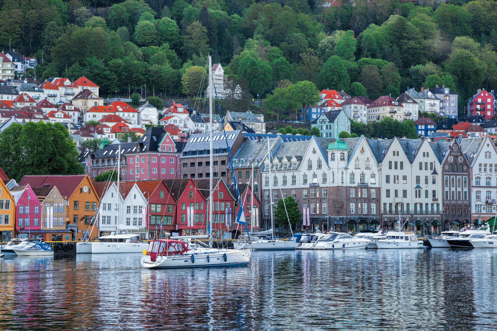 Bergen, jacht w Bergen, rejs